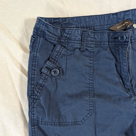 DENVER HAYES WOMEN'S BLUE PANTS 12 X 28 BUTTON ZIPPER FLY COTTON FASHION WEAR - Picture 3 of 16